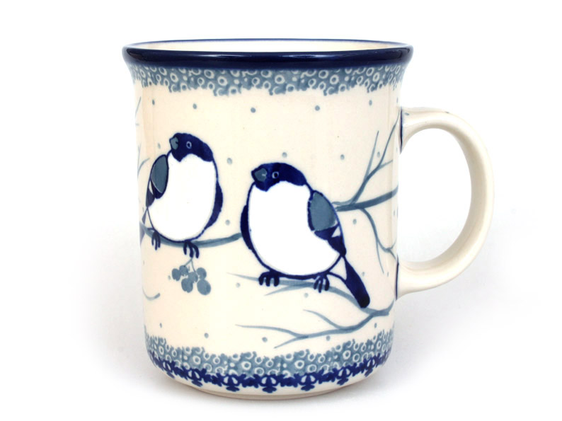 Mug CLASSIC 0,4 l (15 oz)   Titmouses in Winter UNIKAT