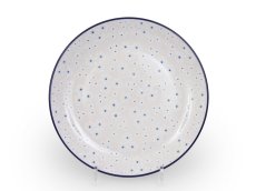 Shallow Plate 25 cm (10") Snow Flowers