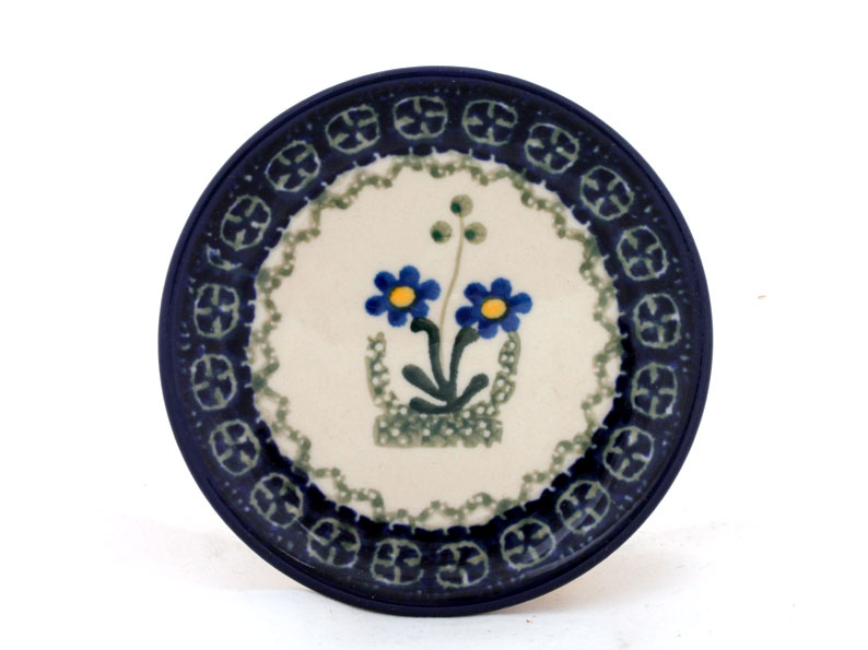 Teabag Plate 10 cm (4")   Flower Garden