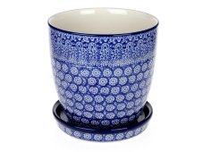 Blumentopf mit Untertasse Spitze