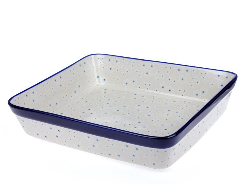 pekáč obdélník velký 31 cm   Sněhové květy