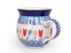Kugelbecher mittel 0,35 l   Rosa Tulpen
