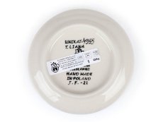 Teabag Plate 10 cm (4")   Violets UNIKAT