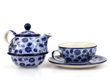 One-cup Teapot 0,6 l+0,25 l Dragonfly