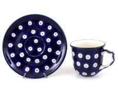 Mocca Cup with Saucer 0,06 l (2 oz)   Fish Eyes