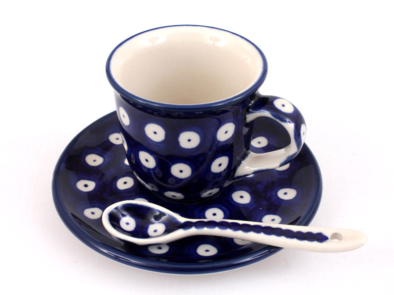 Mocca Cup with Saucer 0,06 l (2 oz)   Fish Eyes