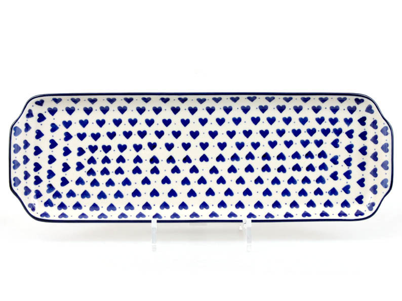 Platter 42 cm (16")   Blue Hearts