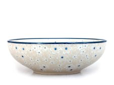 Low Bowl  17 cm (7")   Snow Flowers