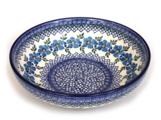 Low Bowl 22 cm (9") Blue Rose