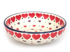 Low Bowl 13 cm (5")   Red Hearts