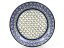 Shallow Plate 25 cm (10")   Blue Leaves