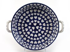zapékací miska kulatá s uchy 27 cm   Srdce