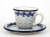 Tasse mit Untertasse 0,15 l   Weisse Spitze