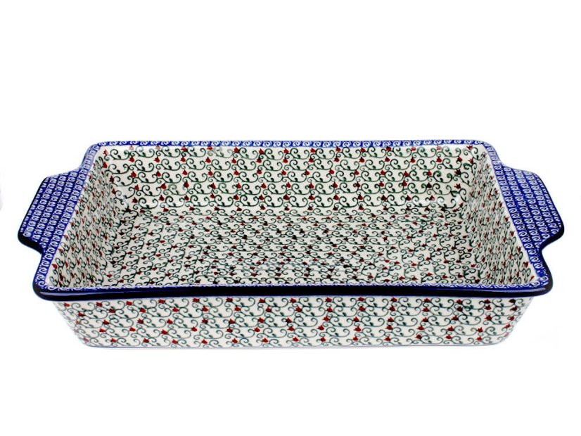 Auflaufform  mit Griffe 39 cm   Laube