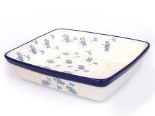 Auflaufform rechteckig 28 cm  Doldenblütler grau