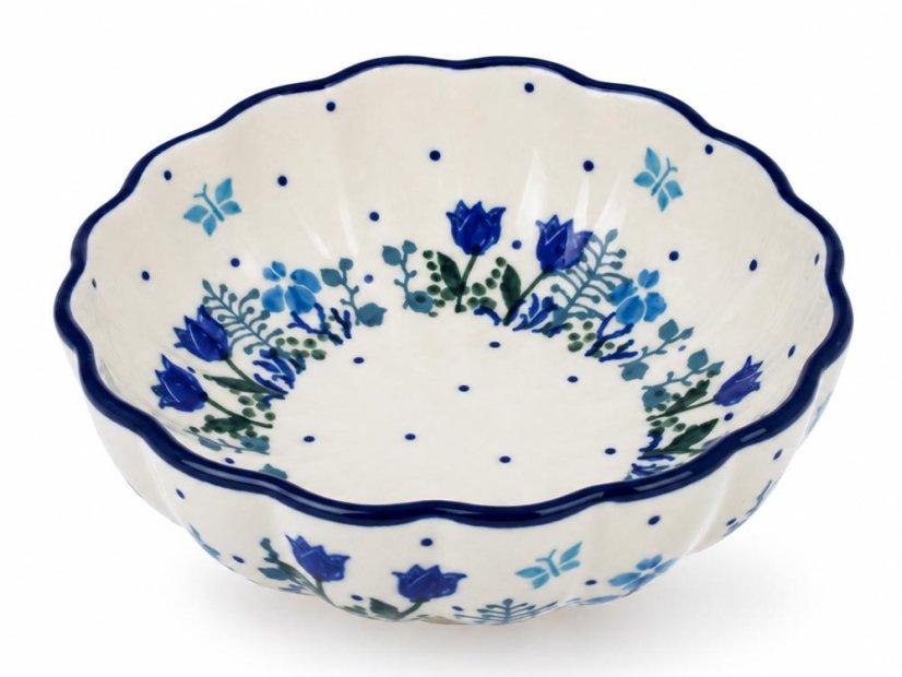 miska vlnitá 12 cm   Jarní květy