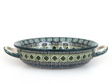 Round Baking Dish 21 cm (8") Aztec Sun green