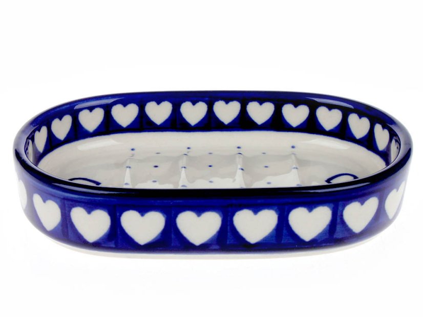 Soap Dish Oval 14 cm (5.5")   Hearts