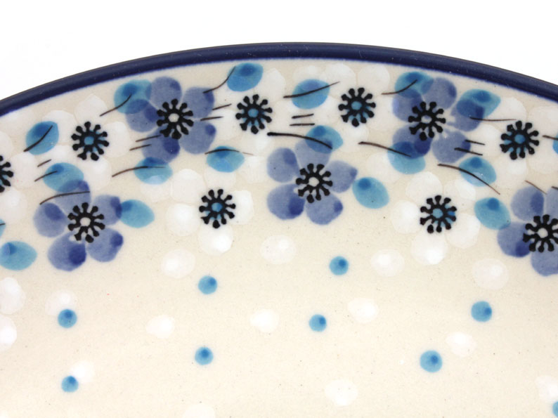 Shallow Plate 25 cm (10")   Blue and white