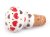 Round Cork   Red Hearts