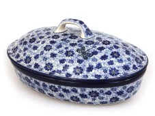 Oval Baking Dish with Lid 31 cm (12") Dragonfly