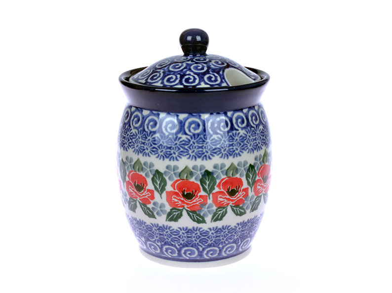 Honey jar 0,4 l (13 oz)   Poppies
