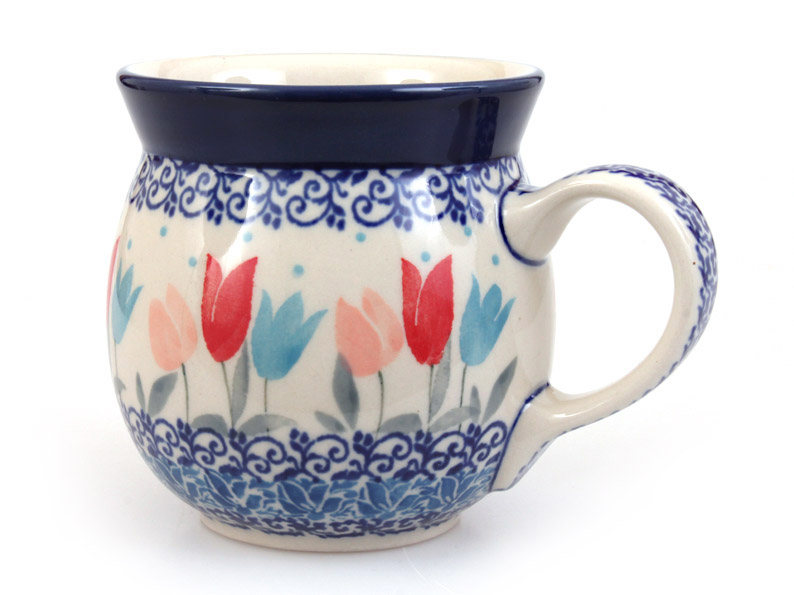 Bubble Mug 0,25 l (8 oz)   Pink Tulips