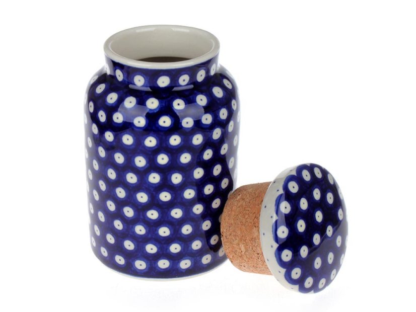 Jar with Cork Lid 18 cm (7")   Fish Eyes