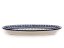 Oval Platter 45 cm (18")   Blue Leaves