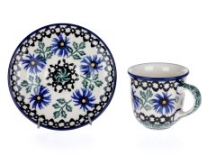 Mocca Cup with Saucer 0,06 l (2 oz)   Cornflower