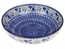 Low Bowl 27 cm (11") Blue Garden