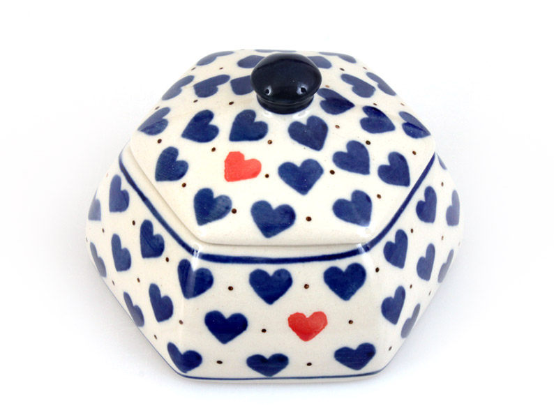 Jar with Lid 10 cm (4")   In Love