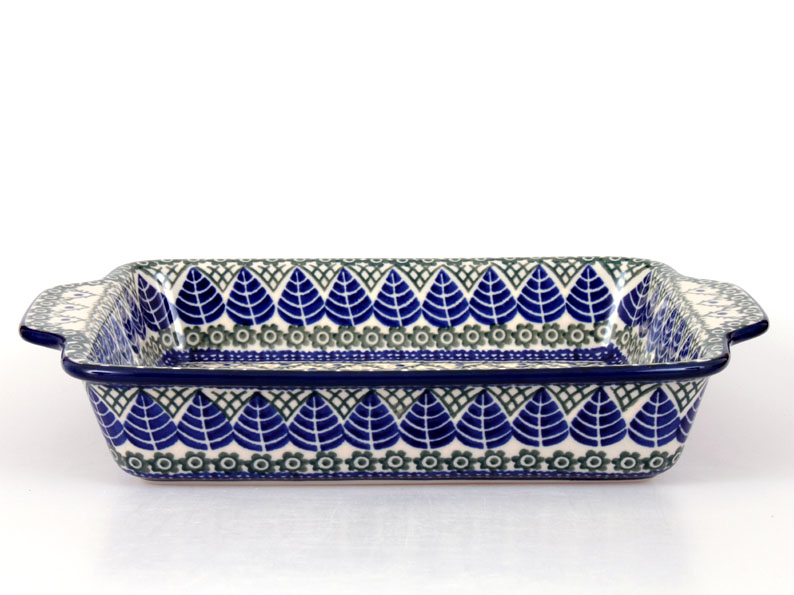 Baking Dish 28 cm (11")   Blue Leaves