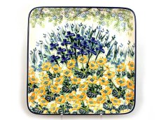 Platte rechteckig 28 cm   Iris UNIKAT