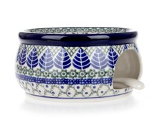 Tea Warmer   Blue Leaves