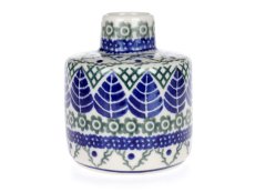 nádobka na vonný olej 8 cm   Modré listy