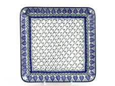 Square Platter 28 cm (11")   Blue Leaves