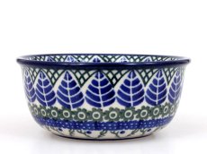 Bowl 13 cm (5") Blue Leaves