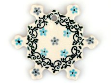 Snowflake Ornament Turquoise