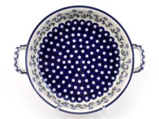 Auflaufform rund mit Henkel 31 cm Gänseblümchen