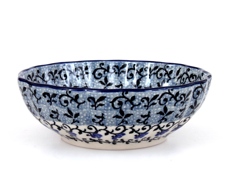 Wellenrandschale 12 cm   Bewölkt