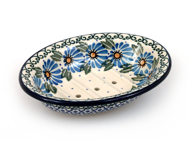 Soap Dish with Holes 14 cm (6")   Asters