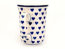 Mug ART 0,5 l (17 oz) Blue Hearts