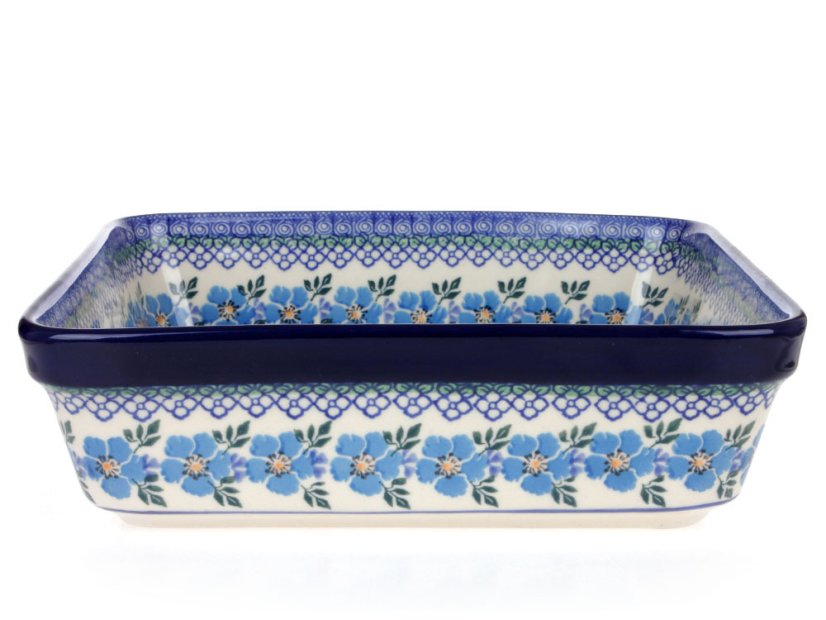 Square Baking Dish 27 cm (10")   Blue Rose