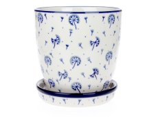 Flower Pot with Saucer   Dandelions