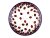 Teabag Plate 10 cm (4")   Coffee