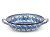 Auflaufform rund mit Henkel 25 cm   Blaue Rose