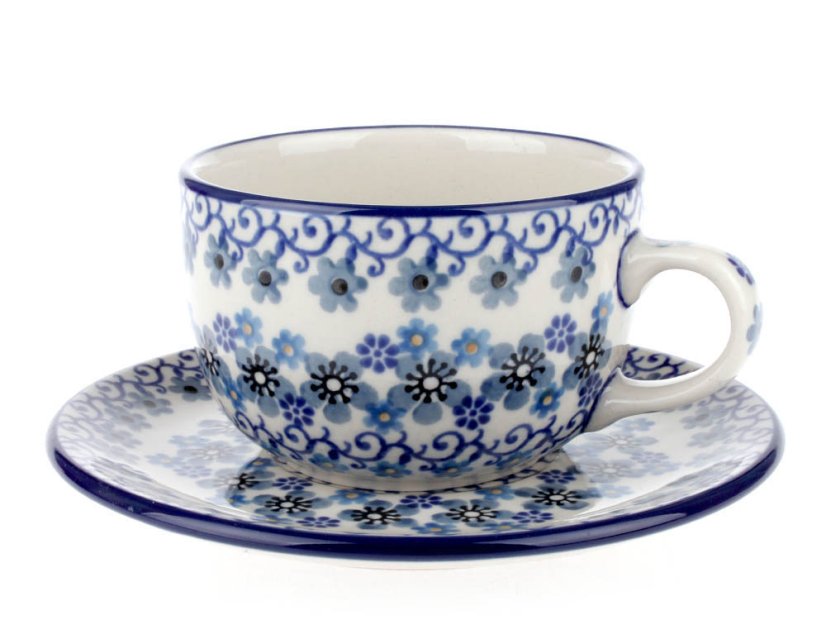 Tasse mit Untertasse 0,2 l   Winter Garten