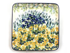 Square Platter 28 cm (11")   Iris UNIKAT