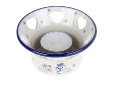 Heart Candle Holder Snowmen